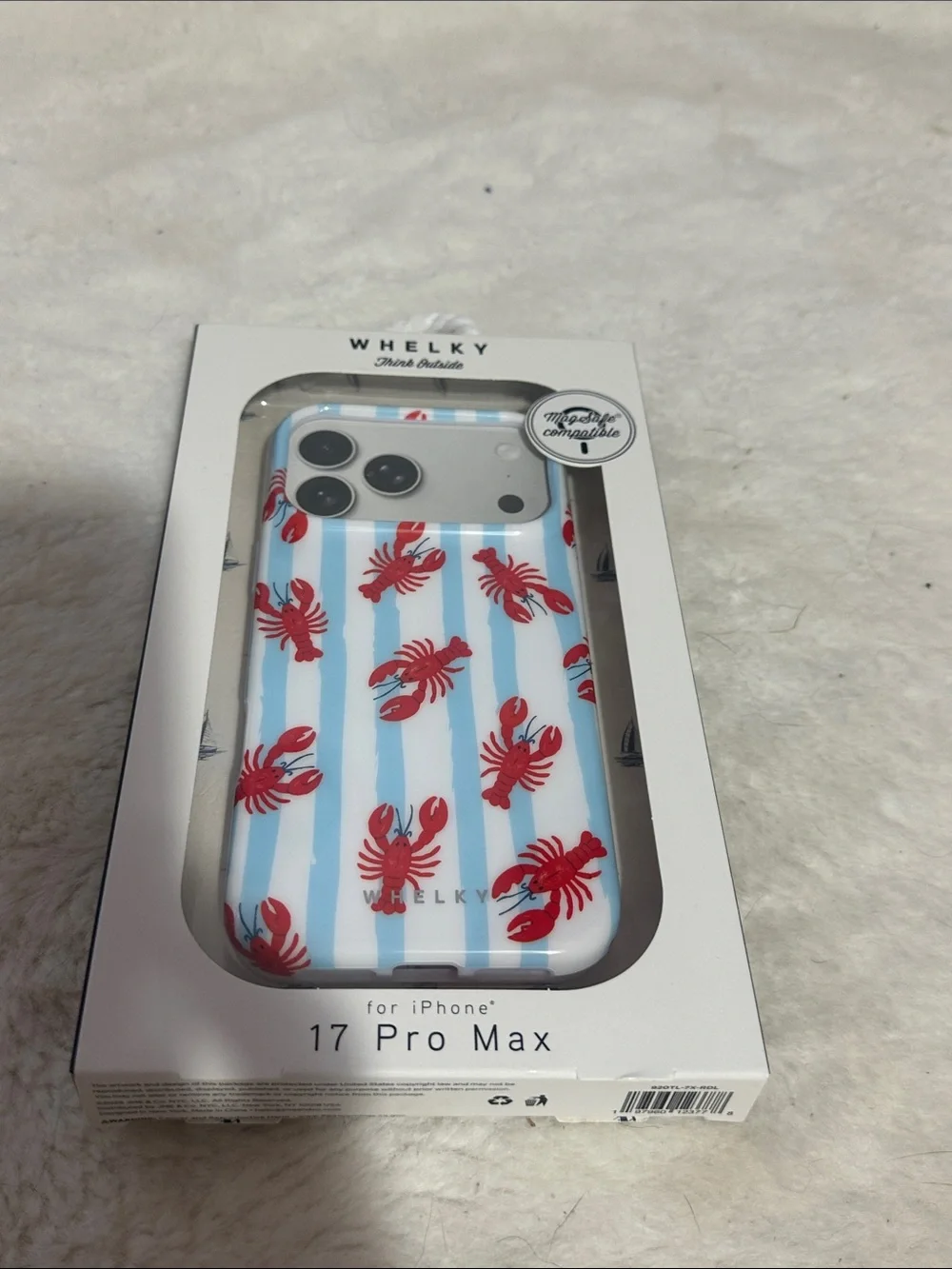 Whelky lobster iPhone 17 pro max case